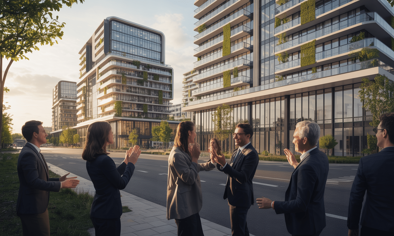 ISSY LES MOULINEAUX : Ofi Invest Real Estate et AG Real Estate France célèbrent la livraison du projet innovant Spotlight découvrez la célébration de la livraison du projet innovant spotlight à issy-les-moulineaux, une réalisation conjointe d'ofi invest real estate et ag real estate france, alliant modernité et excellence immobilière.