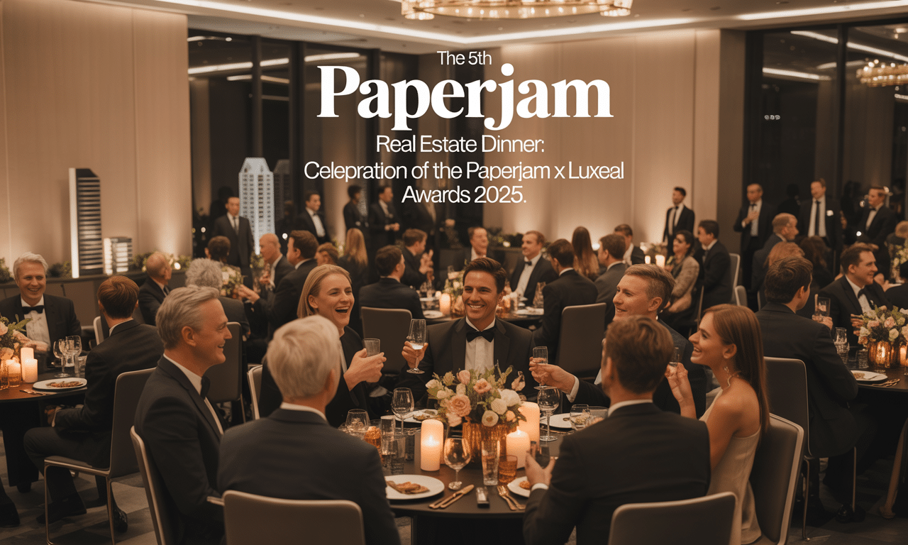 Le 5ème Dîner Assis Immobilier de Paperjam : Célébration des Awards Paperjam x LuxReal 2025 rejoignez le 5ème dîner assis immobilier de paperjam pour célébrer les awards paperjam x luxreal 2025, un événement prestigieux réunissant les acteurs clés du secteur immobilier.
