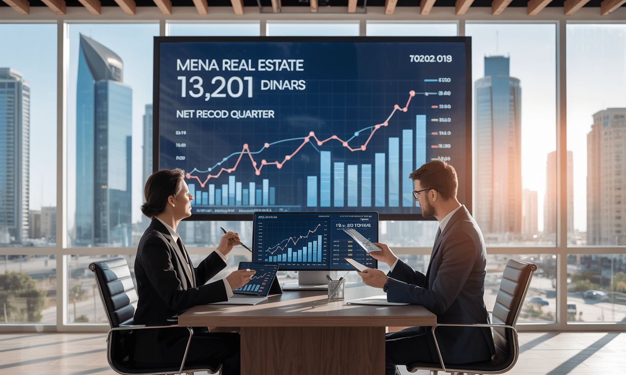 Mena Real Estate enregistre un bénéfice net de 13 201 dinars au deuxième trimestre mena real estate annonce un bénéfice net de 13 201 dinars au deuxième trimestre, témoignant d'une performance financière solide et d'une croissance durable.