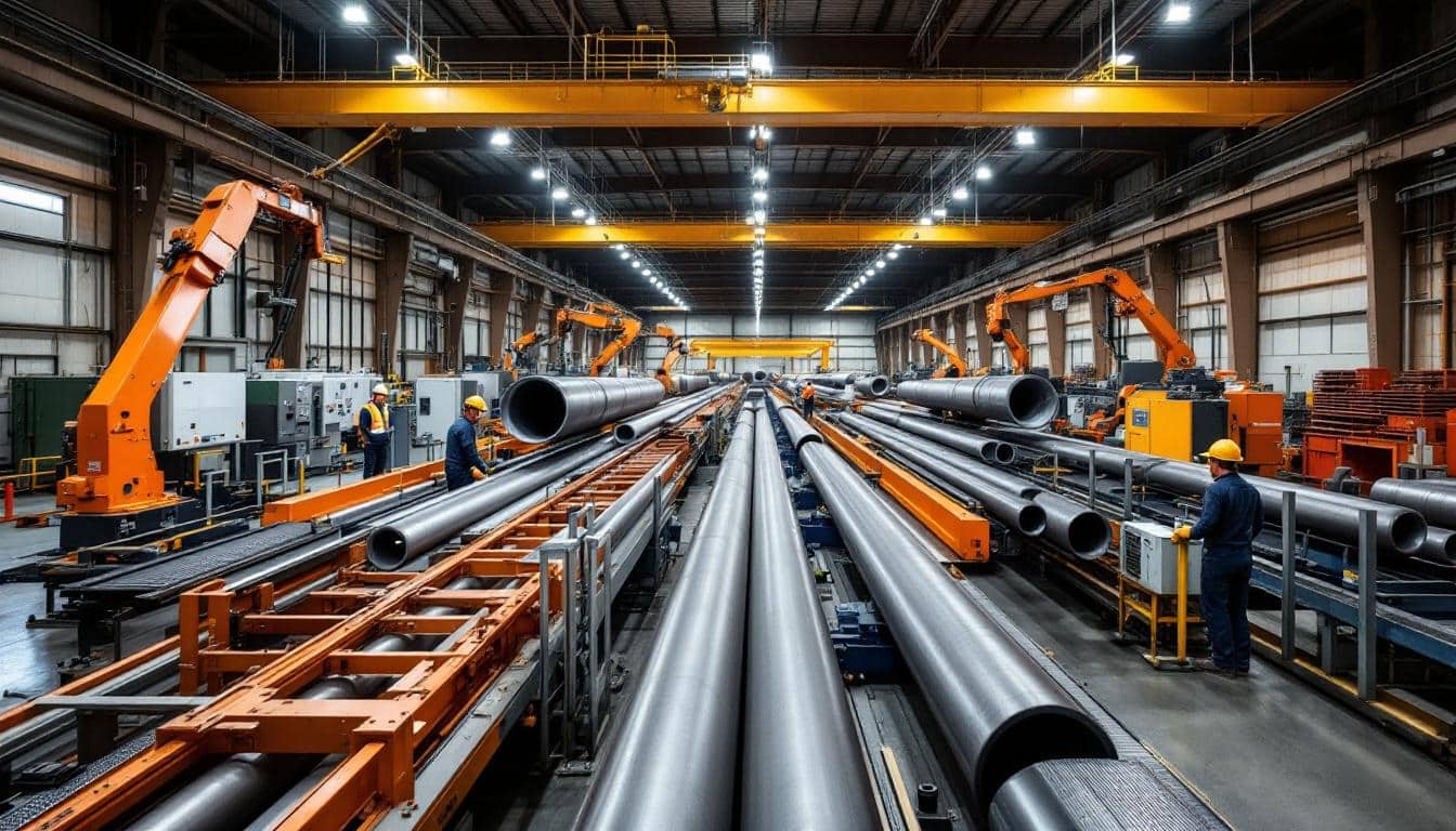 Vallourec investit plusieurs millions pour une nouvelle ligne de filetage haut de gamme vallourec investit plusieurs millions d'euros pour lancer une nouvelle ligne de filetage haut de gamme, renforçant ainsi sa position de leader dans l'industrie de l'acier.