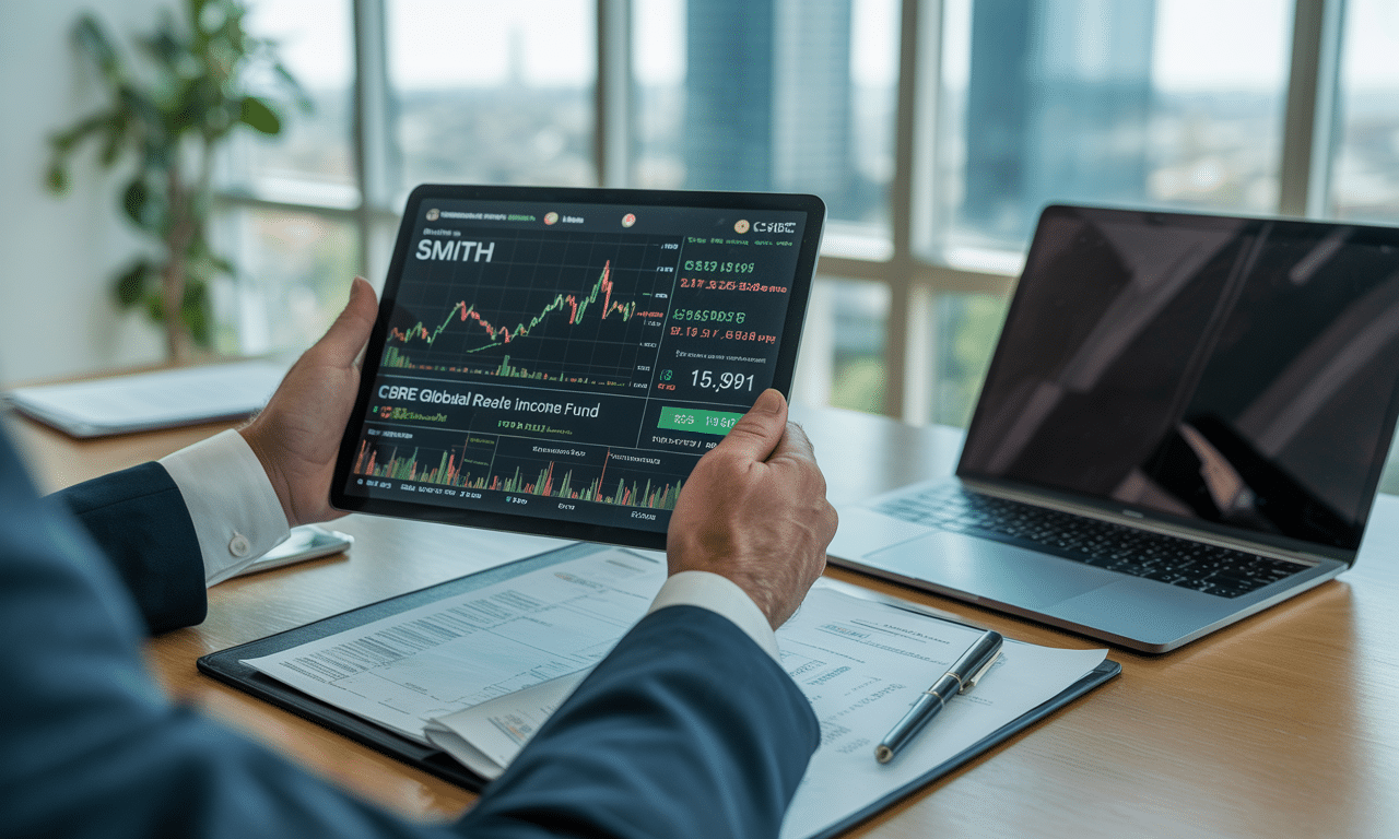 CBRE Global Real Estate Income Fund : Smith investit 15 981 € en actions découvrez l'investissement de smith dans le cbre global real estate income fund avec une mise de 15 981 € en actions pour diversifier son portefeuille immobilier global.