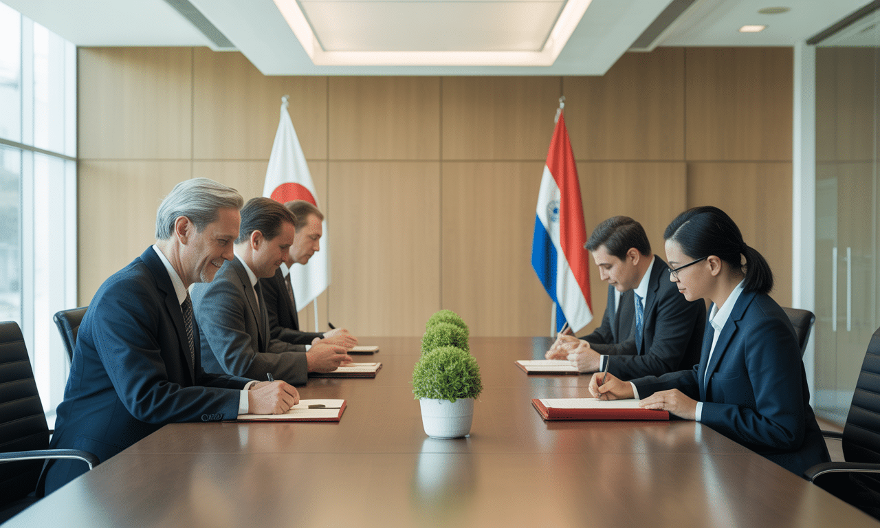 Signature de l'Accord d'Investissement entre le Japon et le Paraguay : Un Nouveau Chapitre de Coopération Économique découvrez la signature de l'accord d'investissement entre le japon et le paraguay, marquant un nouveau chapitre de coopération économique et d'opportunités mutuelles.