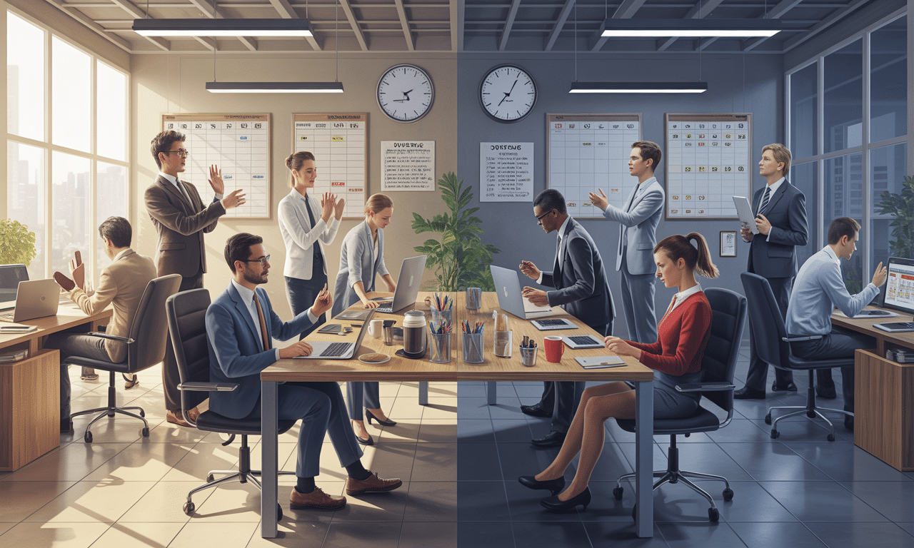 Travailler en 5x8 : avantages, inconvénients et conseils pour mieux s’adapter découvrez les avantages et inconvénients du travail en 5x8, ainsi que nos conseils pratiques pour mieux vous adapter à ce rythme et optimiser votre bien-être au quotidien.