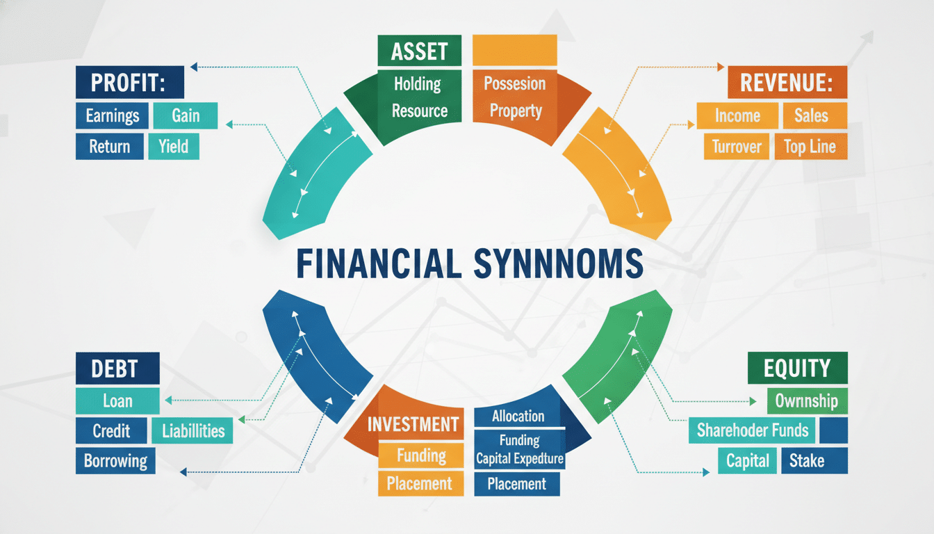 Comprendre les synonymes en finance : guide pour mieux maîtriser le vocabulaire financier découvrez notre guide complet pour comprendre les synonymes en finance et améliorer votre maîtrise du vocabulaire financier essentiel.