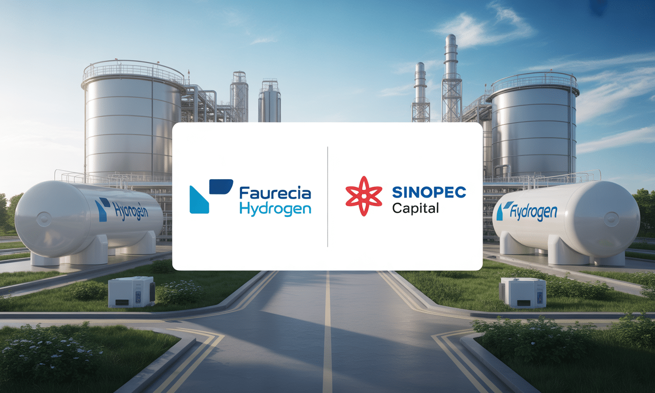 Faurecia Hydrogen obtient un investissement stratégique de 300 millions CNY de Sinopec Capital faurecia hydrogen reçoit un investissement stratégique de 300 millions cny de sinopec capital, renforçant son développement dans les technologies d'hydrogène.