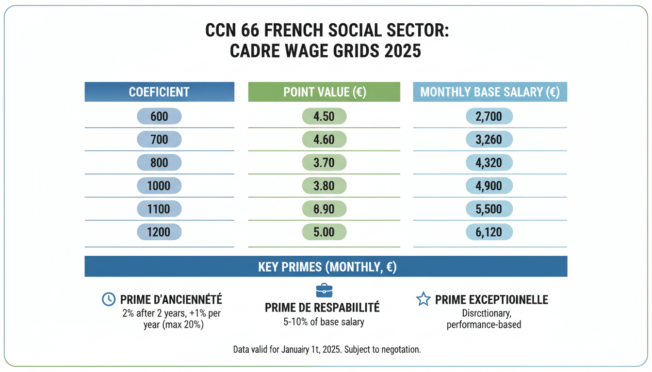 Grille salaire convention 66 cadre : ce qu'il faut savoir en 2025 découvrez tout ce qu'il faut savoir sur la grille de salaire de la convention 66 pour les cadres en 2025 : évolutions, niveaux et conseils pratiques.