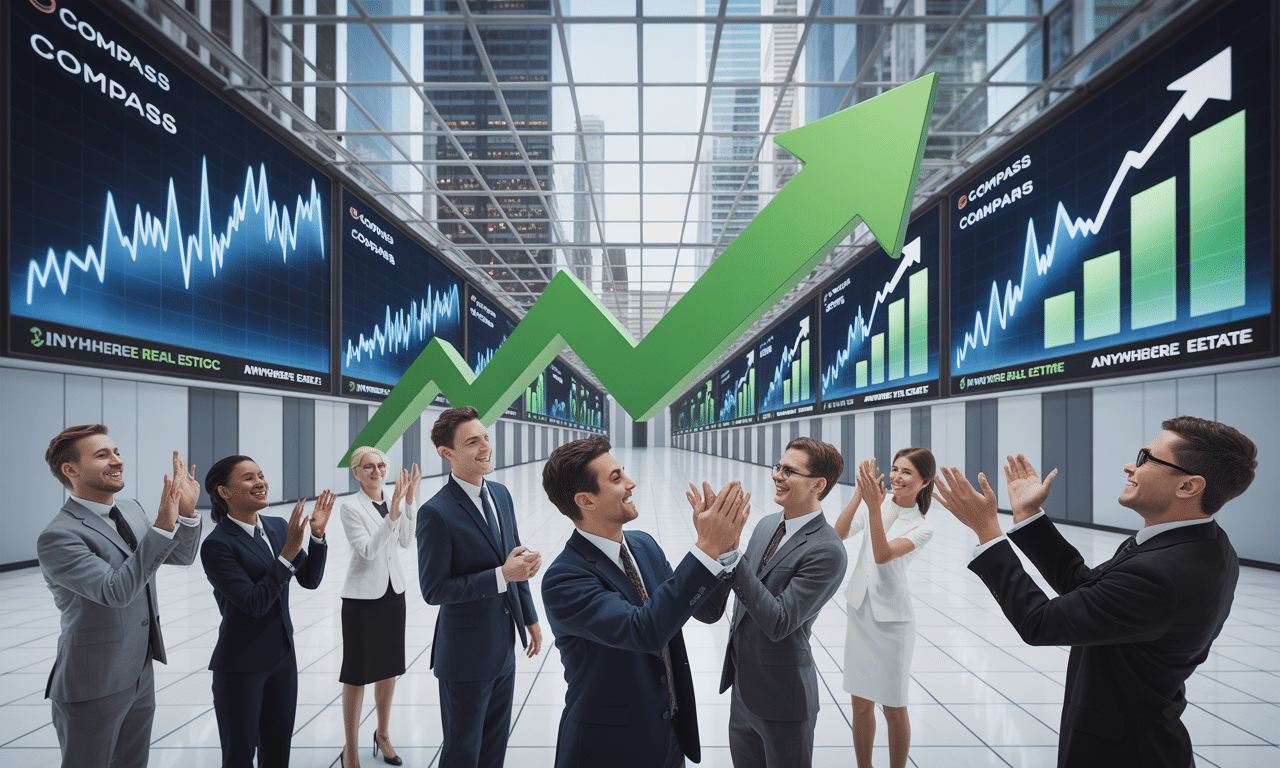 Les actions de Compass s'envolent après le feu vert donné à la fusion avec Anywhere Real Estate les actions de compass grimpent en flèche après l'approbation officielle de sa fusion stratégique avec anywhere real estate, marquant un tournant majeur dans le secteur immobilier.