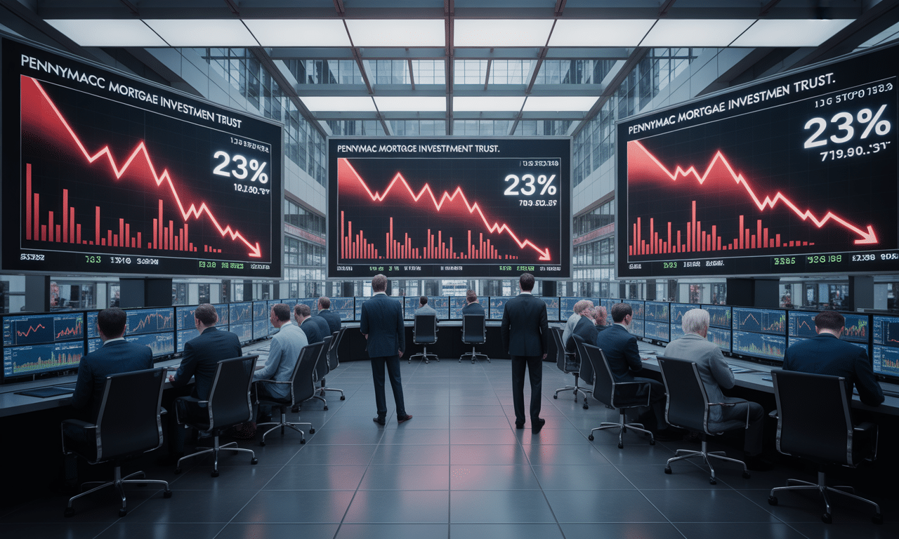 Les actions de Pennymac Mortgage Investment Trust plongent de 23% après des résultats trimestriels décevants découvrez pourquoi les actions de pennymac mortgage investment trust ont chuté de 23% suite à des résultats trimestriels en deçà des attentes, impactant les investisseurs.