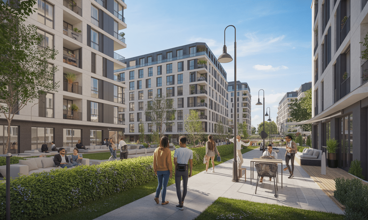 M&G Real Estate vise le marché français du coliving en VEFA avec des prix dépassant 4 400 €/m² m&g real estate se positionne sur le marché français du coliving en vefa, proposant des logements à des prix supérieurs à 4 400 €/m², alliant confort et investissement haut de gamme.