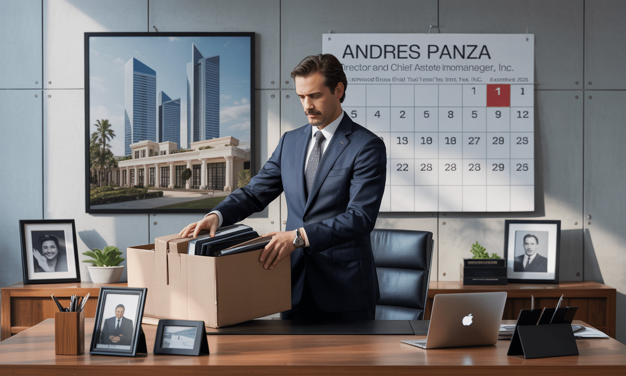 Starwood Real Estate Income Trust, Inc. : Andres Panza quitte ses fonctions de directeur et chef de la gestion des actifs au 31 décembre 2025 annonce du départ d'andres panza de ses fonctions de directeur et chef de la gestion des actifs chez starwood real estate income trust, inc. prévu pour le 31 décembre 2025.