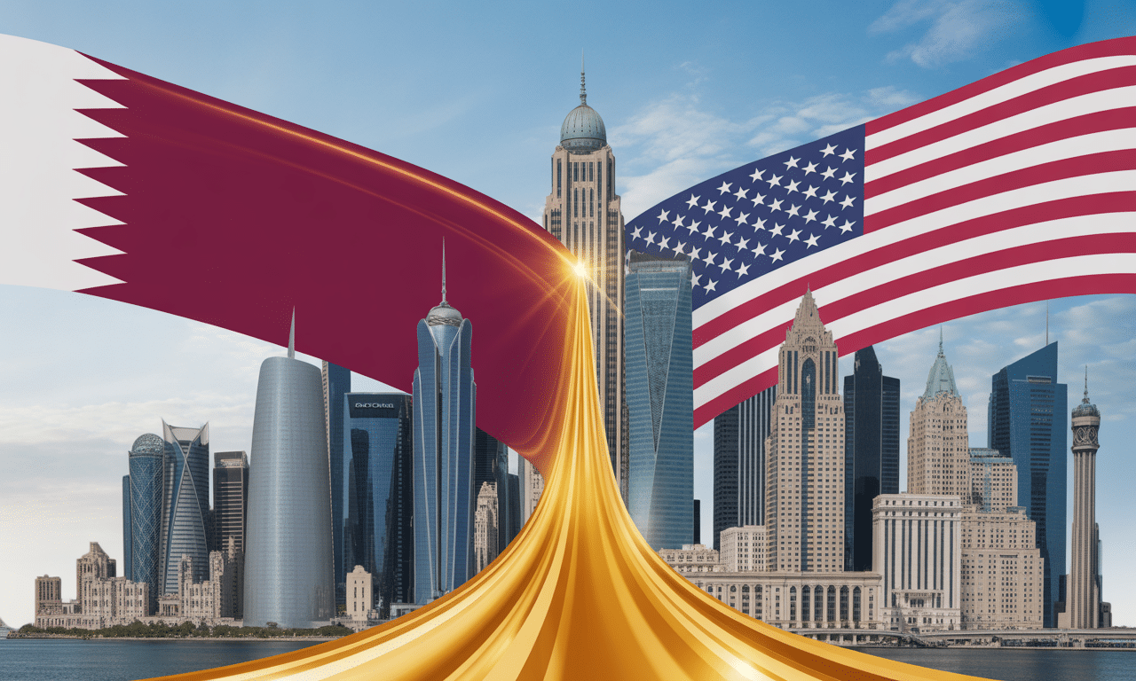 Le Qatar promet d'investir aux États-Unis une somme dépassant cinq fois la valeur de son PIB annuel le qatar s'engage à investir aux états-unis une somme colossale dépassant cinq fois la valeur de son pib annuel, marquant une étape majeure dans ses relations économiques internationales.