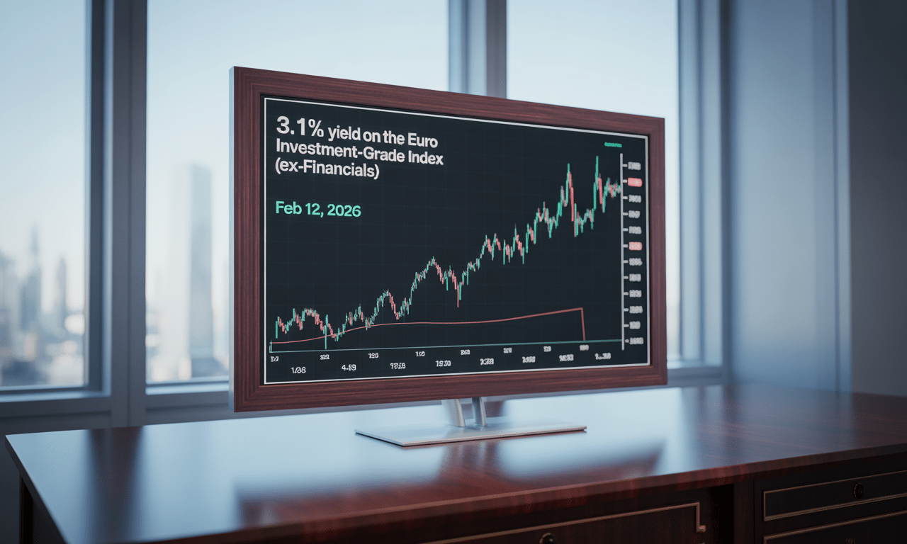 Le chiffre du jour : 3,1 % – Rendement attractif de l'indice Euro Investment-Grade hors financières de Bloomberg au 12 février découvrez le rendement attractif de 3,1 % de l'indice euro investment-grade hors financières de bloomberg au 12 février, un chiffre clé pour vos investissements.