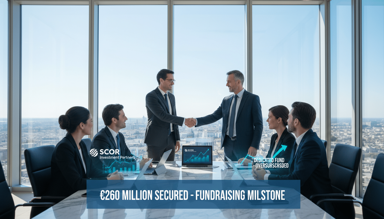 SCOR Investment Partners sécurise 260 millions d’euros lors d’une étape clé de financement pour son fonds dédié scor investment partners lève 260 millions d’euros lors d’une étape cruciale de financement pour son fonds dédié, renforçant ainsi son positionnement stratégique sur le marché.