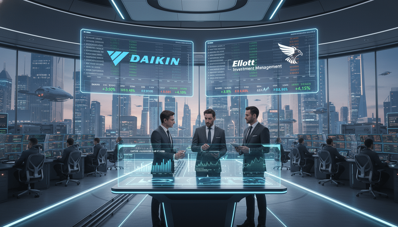 Daikin voit son action décoller grâce à l’entrée d’Elliott au capital découvrez comment l'entrée d'elliott au capital propulse l'action de daikin, entraînant une forte hausse sur le marché.