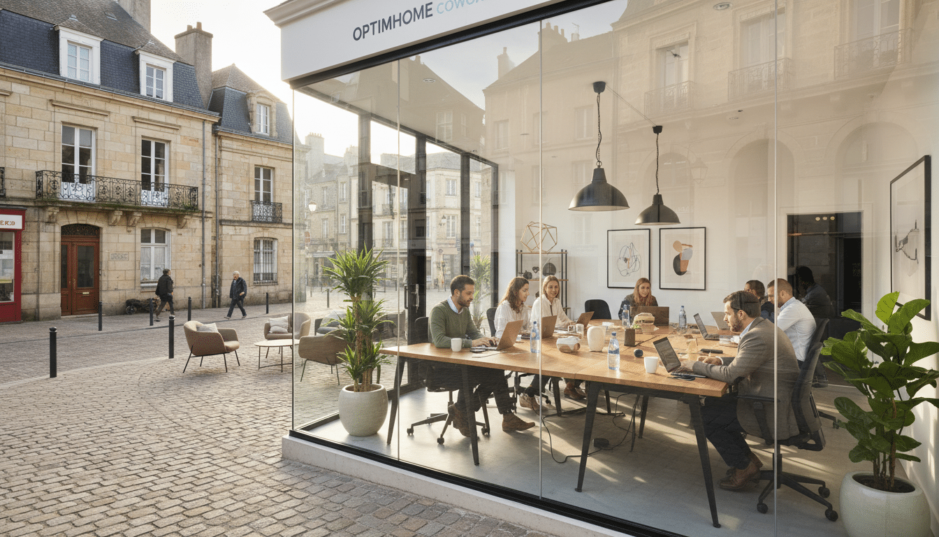 Optimhome Cowork s'installe au cœur du centre-ville de Lisieux optimhome cowork ouvre un nouvel espace de travail collaboratif au cœur du centre-ville de lisieux, offrant un environnement moderne et convivial pour les professionnels et entrepreneurs locaux.