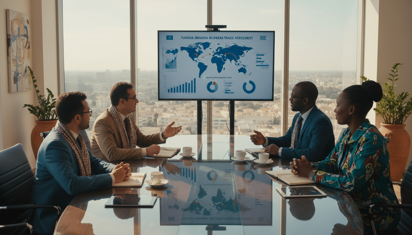 Tunisie–Rwanda : vers de nouvelles opportunités de coopération commerciale et d'investissement renforcée découvrez les nouvelles perspectives de coopération commerciale et d'investissement renforcé entre la tunisie et le rwanda, ouvrant la voie à des opportunités économiques prometteuses.