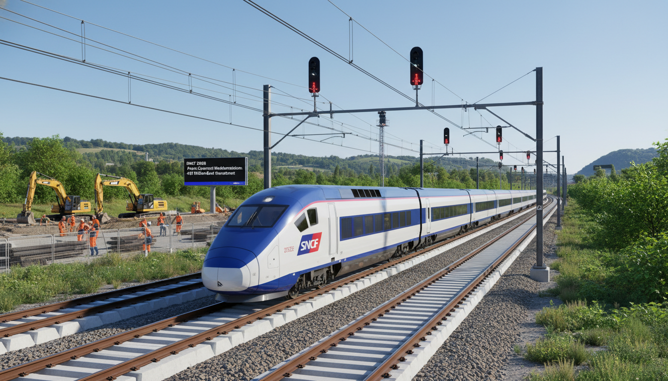 Ligne SNCF Paris-Nevers-Clermont : 450 millions d'euros d'investissements prévus dès 2028 pour moderniser et renforcer le réseau la ligne sncf paris-nevers-clermont bénéficiera de 450 millions d'euros d'investissements dès 2028 pour moderniser et renforcer son réseau, améliorant ainsi la qualité et la fiabilité du service ferroviaire.