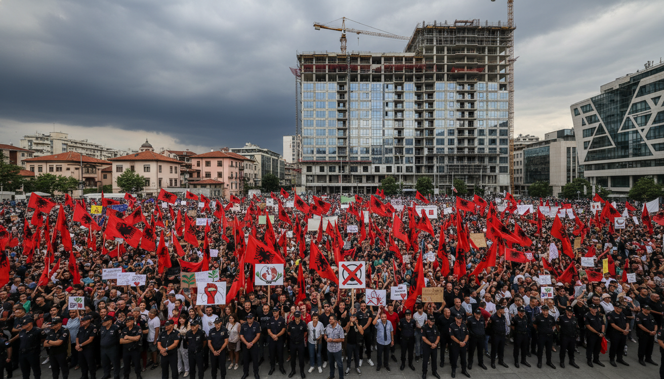 Albanie : la mobilisation se poursuit contre un projet immobilier controversé lié à Trump en albanie, la mobilisation citoyenne continue de s'intensifier contre un projet immobilier controversé associé à donald trump, suscitant débats et polémiques.