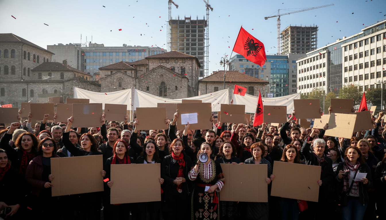 Albanie : l'opposition aux projets immobiliers de la famille Trump s'intensifie et se transforme en mouvement de mobilisation en albanie, l'opposition aux projets immobiliers de la famille trump gagne en ampleur et se transforme en un mouvement de mobilisation collective, reflétant les tensions croissantes autour de ces développements.