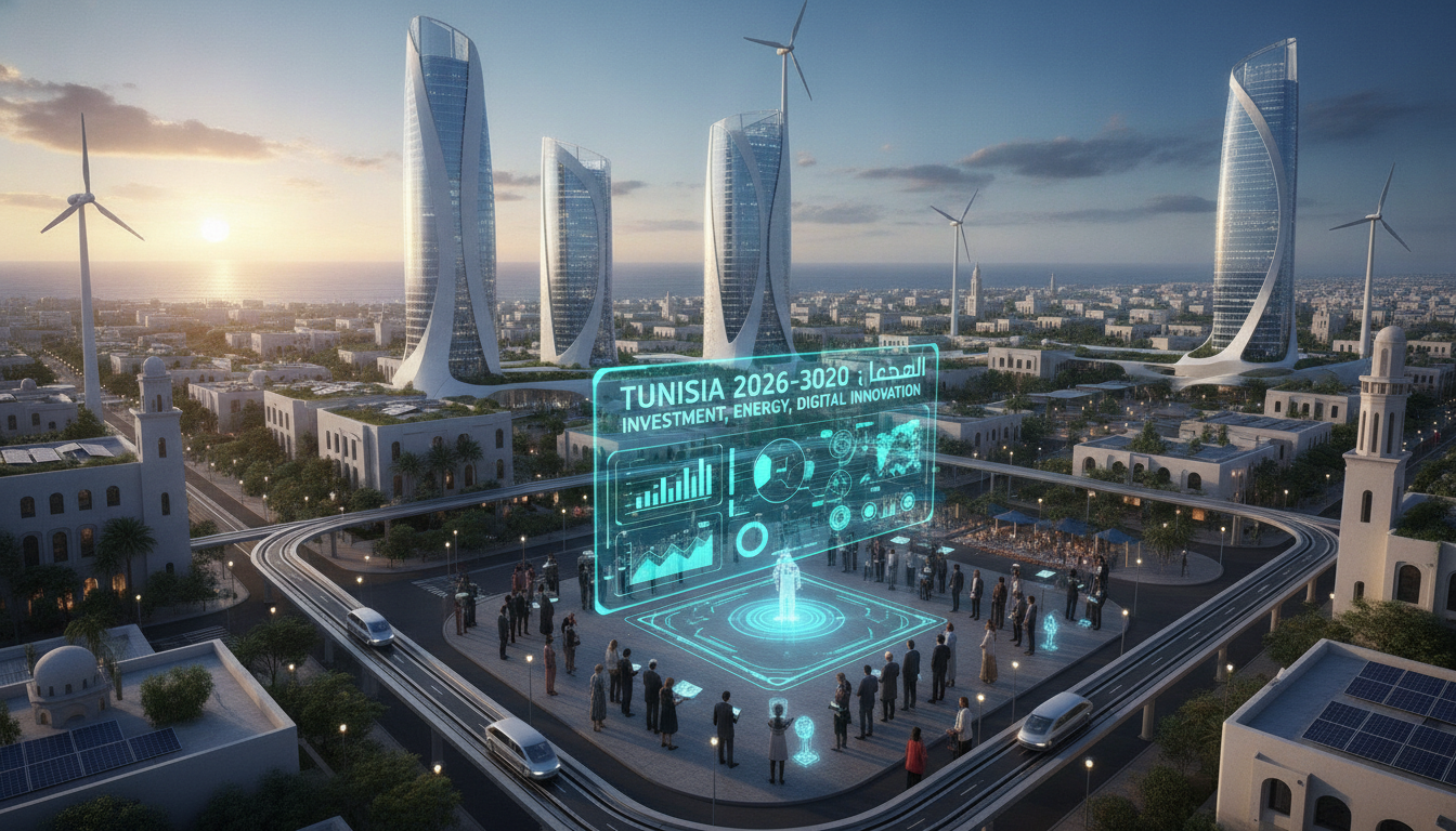 Tunisie 2026-2030 : Cap sur l'investissement, l'énergie et le numérique avec une nouvelle feuille de route ambitieuse découvrez la feuille de route ambitieuse de la tunisie pour 2026-2030, axée sur l'investissement, le développement énergétique et la transformation numérique pour un avenir prospère.