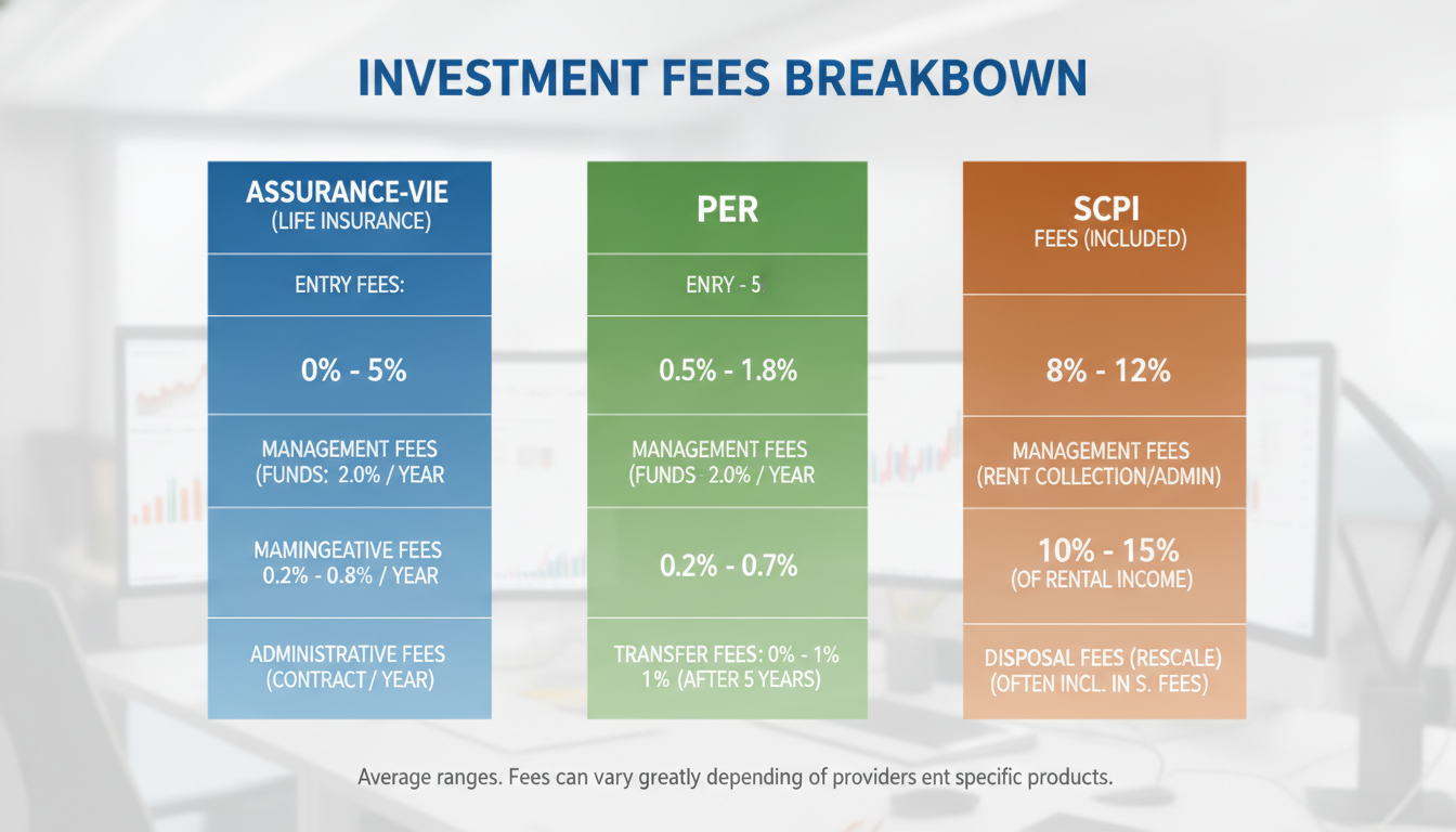 Assurance-vie, PER, SCPI : déchiffrez le coût caché de vos investissements découvrez comment identifier et comprendre les frais cachés dans vos investissements en assurance-vie, per et scpi pour optimiser vos rendements et maîtriser vos placements.