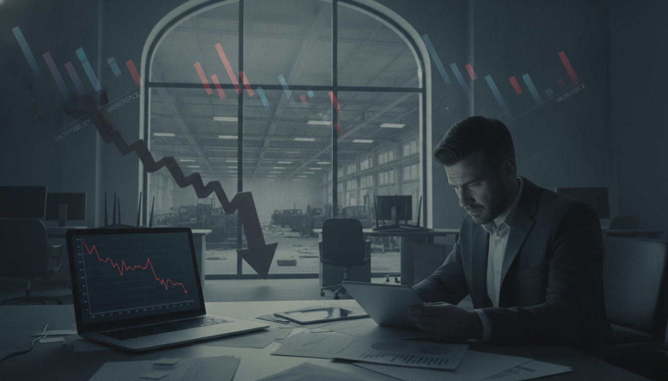 Conjoncture économique : Investissements, rentabilité et effectifs en net recul, tous les indicateurs plongent analyse de la conjoncture économique actuelle : investissements en baisse, rentabilité en recul et diminution des effectifs, un panorama préoccupant avec tous les indicateurs en chute.