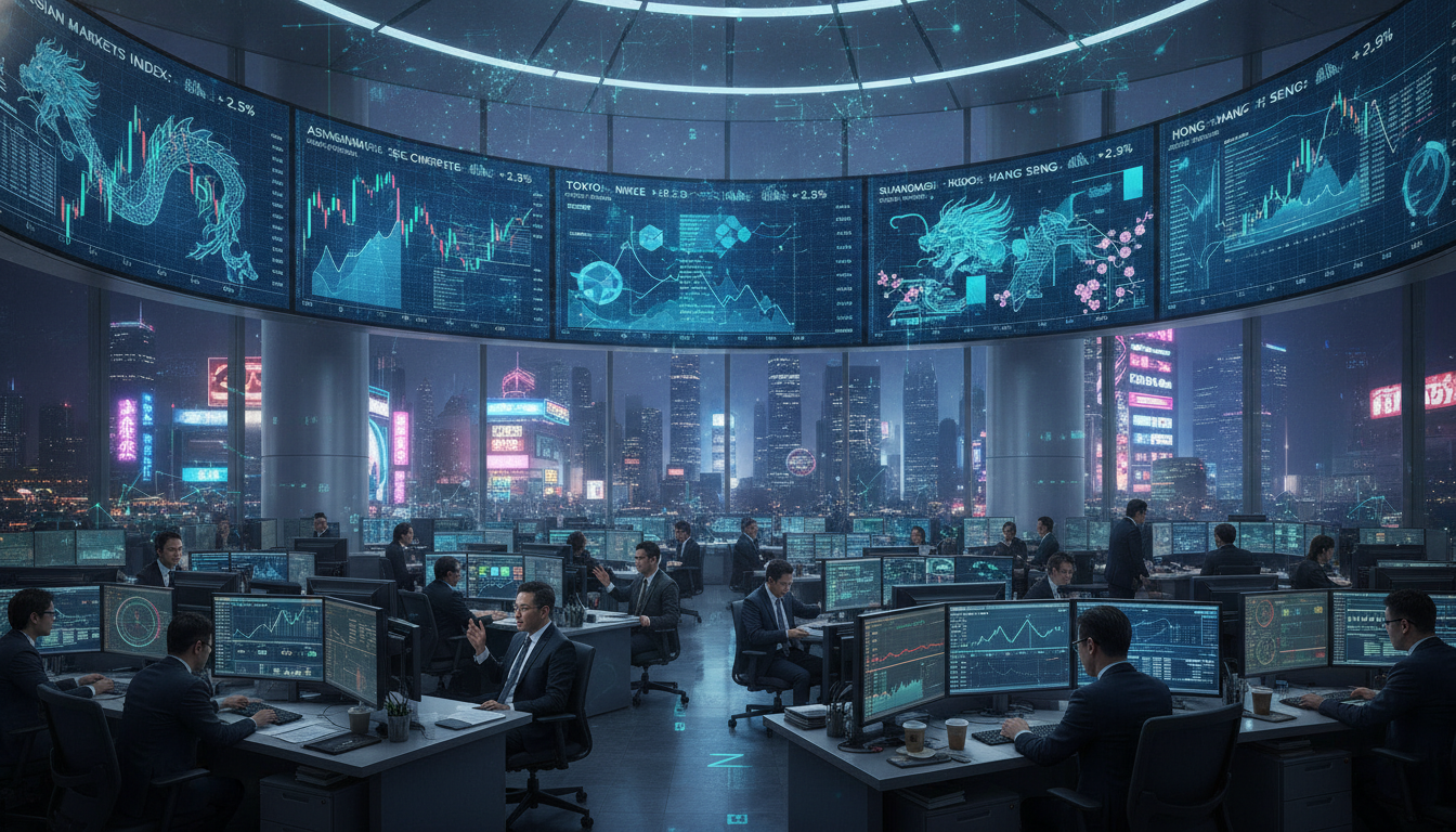 Les marchés boursiers asiatiques s'envolent grâce à l'essor des investissements dans l'intelligence artificielle découvrez comment l'essor des investissements dans l'intelligence artificielle stimule la forte hausse des marchés boursiers asiatiques, propulsant la croissance économique de la région.