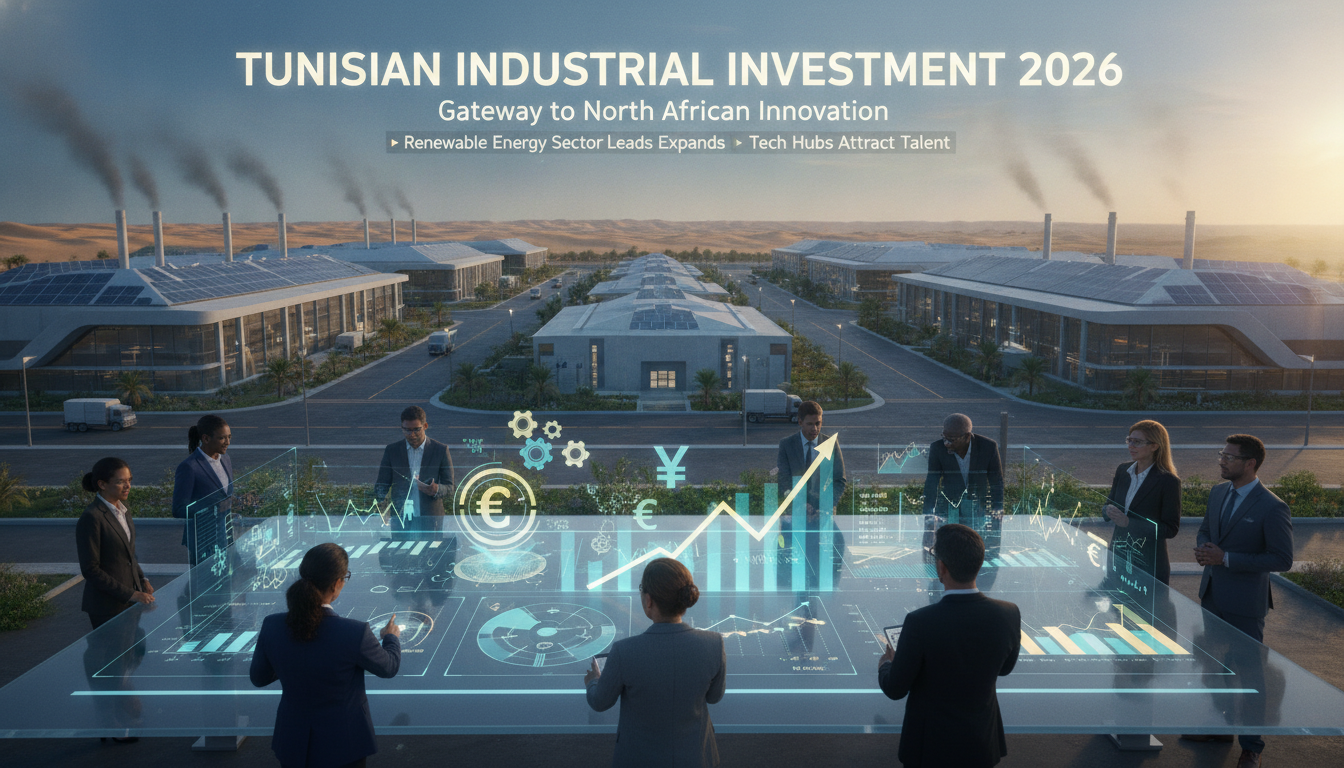 Tunisie : Forte hausse de 18 % des investissements industriels à 754,6 millions de dinars fin avril 2026 en tunisie, les investissements industriels ont augmenté de 18 % pour atteindre 754,6 millions de dinars fin avril 2026, reflétant une dynamique positive du secteur industriel.