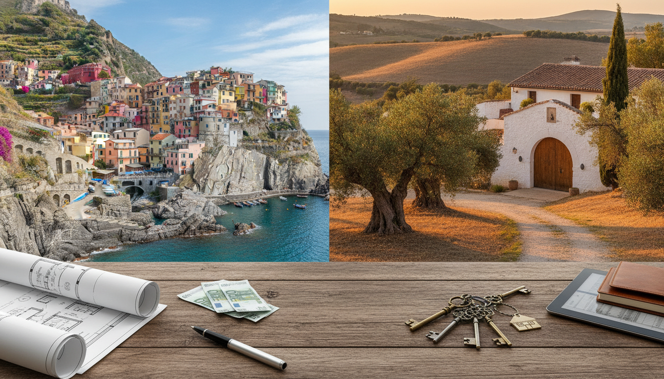 Immobilier : acheter une résidence secondaire ou prendre sa retraite en Italie ou en Espagne, quel budget prévoir ? découvrez quel budget prévoir pour acheter une résidence secondaire ou préparer votre retraite en italie ou en espagne. conseils et astuces pour un investissement immobilier réussi.