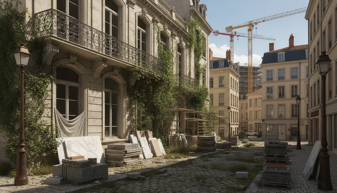 Luxe inachevé dans le Vieux-Lyon : un projet à plus de 12 000 € le m² abandonné, mais un nouveau défi immobilier se profile découvrez l'histoire d'un projet immobilier de luxe inachevé dans le vieux-lyon, initialement estimé à plus de 12 000 € le m², abandonné mais laissant place à un nouveau défi prometteur.