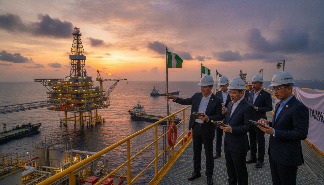 Énergie : Pertamina s'impose au Nigeria en acquérant des actifs pétroliers en production et en développement pertamina renforce sa présence au nigeria en acquérant des actifs pétroliers en production et en développement, consolidant ainsi sa position dans le secteur énergétique africain.