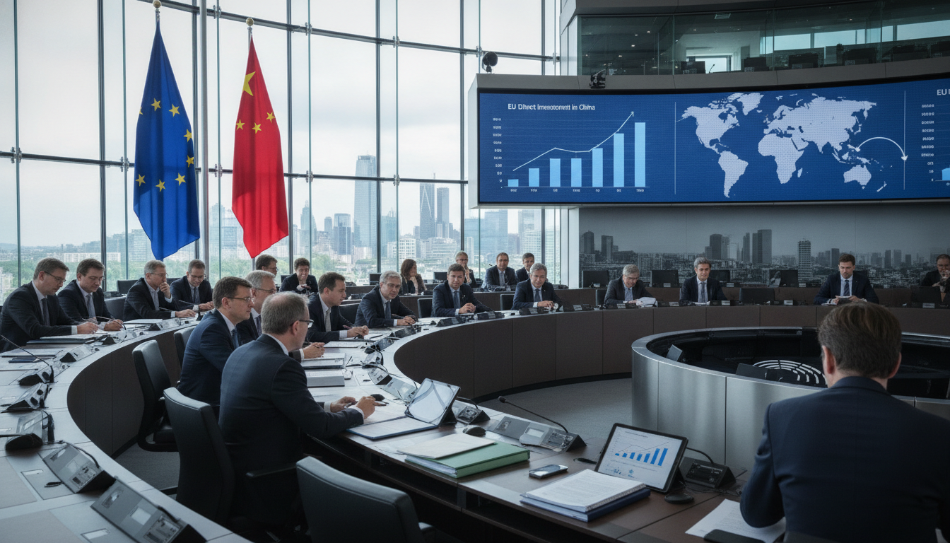 Un rapport du Parlement européen propose un renforcement des règles d'investissement de l'UE pour mieux encadrer les relations économiques avec la Chine un rapport du parlement européen recommande un durcissement des règles d'investissement de l'ue afin de mieux réguler les échanges économiques avec la chine et protéger les intérêts européens.