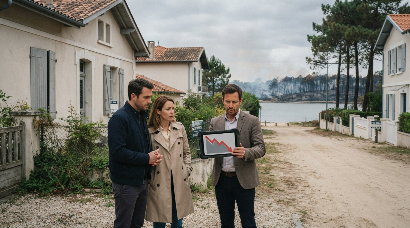 Incendies, acheteurs hésitants et prix en baisse : le bassin d’Arcachon plongé dans une crise immobilière inédite entre incendies, acheteurs attentistes et baisse des prix, le marché immobilier du bassin d’arcachon traverse une crise sans précédent.