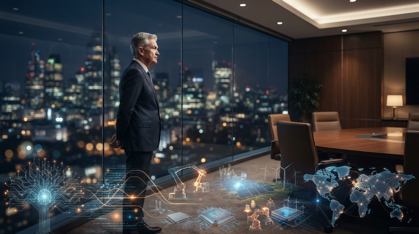 Pour le patron de la Fed, l’intelligence artificielle est appelée à transformer profondément l’économie mondiale le président de la fed estime que l’intelligence artificielle pourrait transformer durablement la productivité et remodeler l’économie mondiale.