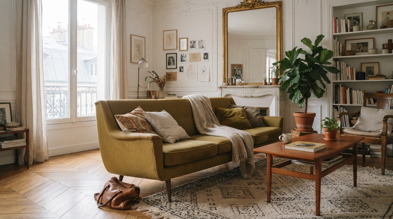 Pour métamorphoser leur salon, les Français délaissent le canapé neuf et adoptent une autre solution… pour relooker leur salon sans acheter de canapé neuf, les français adoptent une alternative astucieuse, plus économique et pleine de caractère.